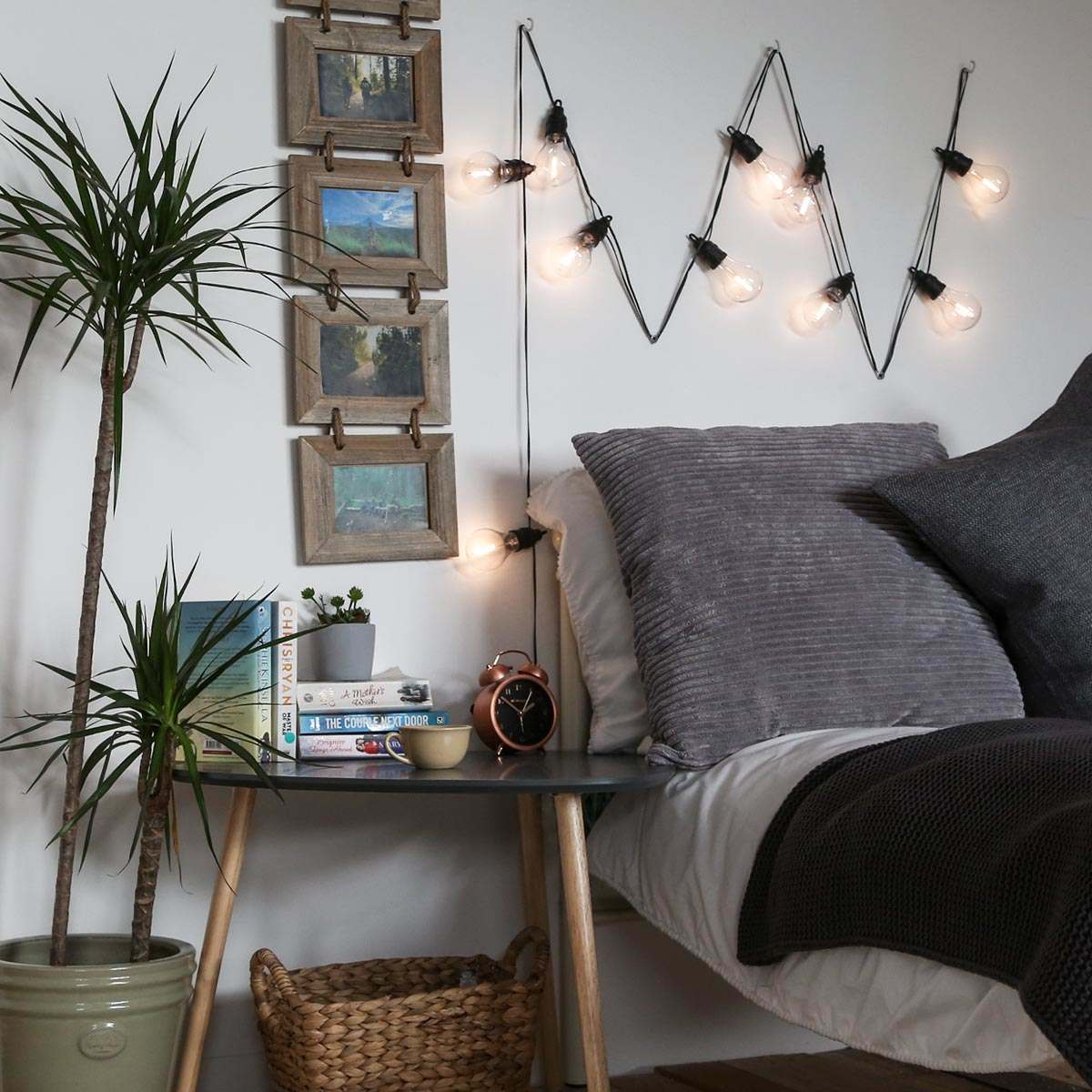 Battery Filament Effect Warm White LED Festoon Lights
