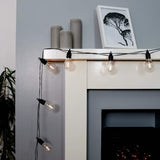 Battery Filament Effect Warm White LED Festoon Lights