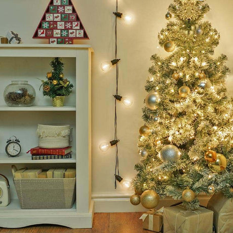 Battery Filament Effect Warm White LED Festoon Lights
