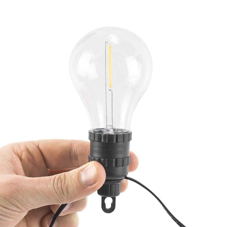 Battery Filament Effect Warm White LED Festoon Lights