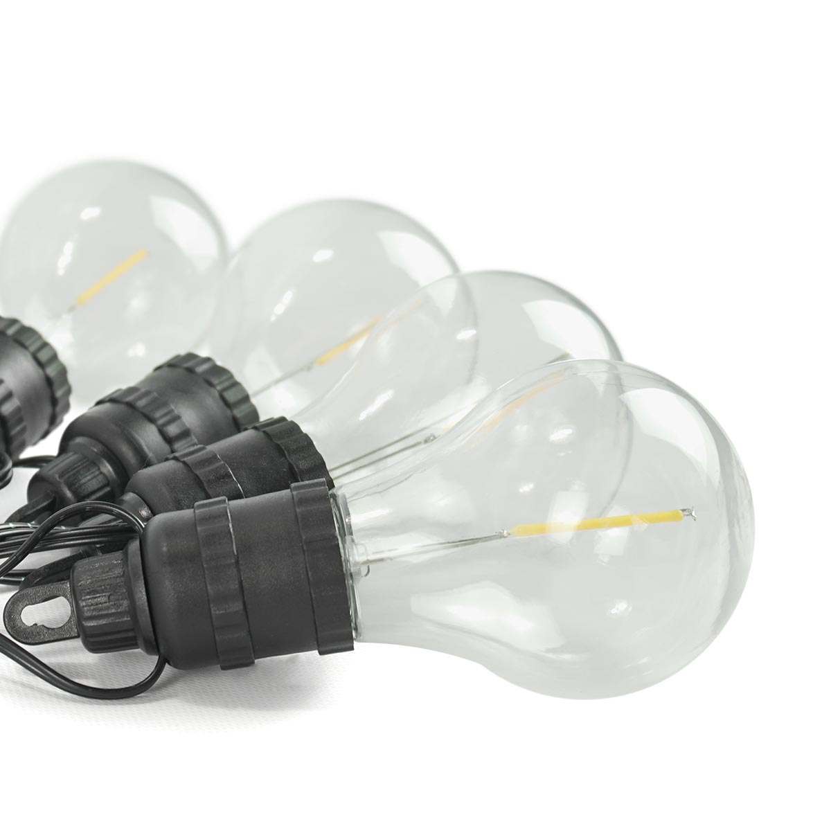 Battery Filament Effect Warm White LED Festoon Lights