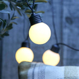 Outdoor Battery Frosted Bulb Festoon Lights