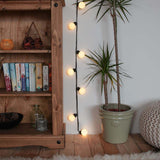 Outdoor Battery Frosted Bulb Festoon Lights