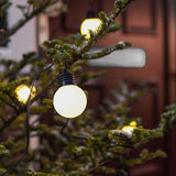 Outdoor Battery Frosted Bulb Festoon Lights