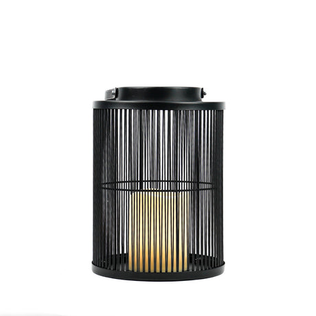 Indoor & Outdoor Battery Alta Candle Lantern, Black