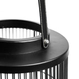 Indoor & Outdoor Battery Alta Candle Lantern, Black