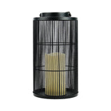 Indoor & Outdoor Battery Alta Candle Lantern, Black