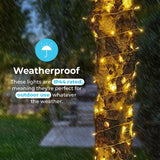 ConnectGo® Outdoor Fairy Lights, Connectable, Clear Cable