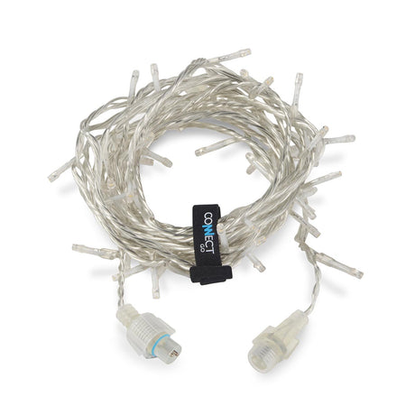ConnectGo® Outdoor Fairy Lights, Connectable, Clear Cable