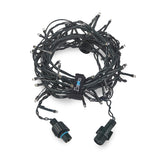 ConnectGo® Outdoor LED Fairy Lights, Connectable, Dark Green Cable