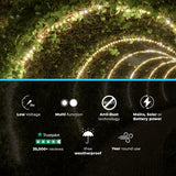 ConnectGo® Outdoor Micro Lights Connectable Warm White