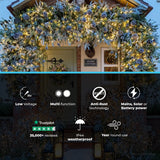 ConnectGo® Outdoor Micro Lights Connectable Warm White