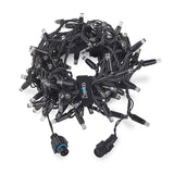 ConnectGo® Outdoor LED String Lights, Connectable, Black Rubber Cable