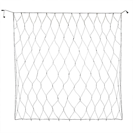 ConnectGo® 2m x 2m Connectable Net Lights, Dark Green Cable