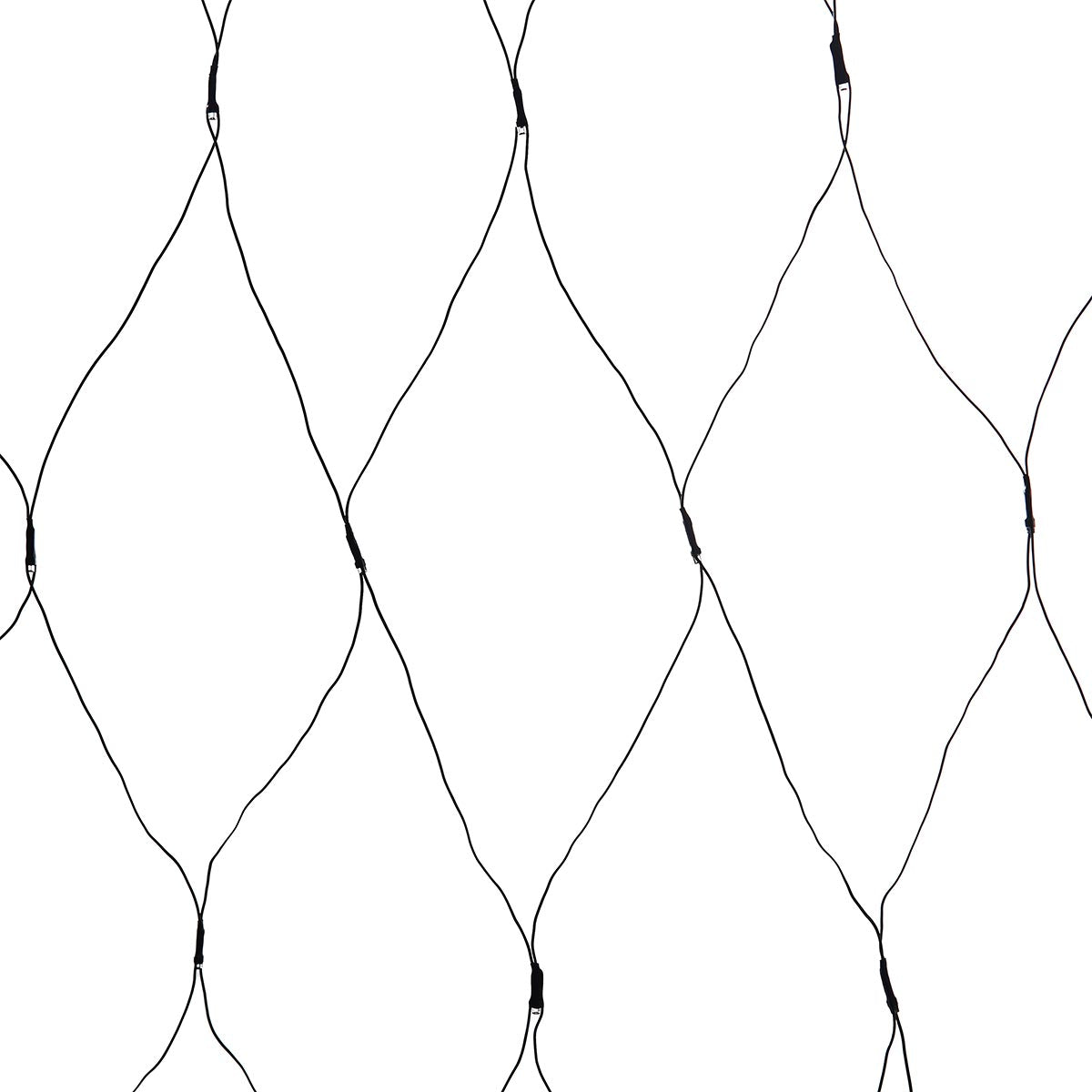 ConnectGo® 2m x 2m Connectable Net Lights, Dark Green Cable