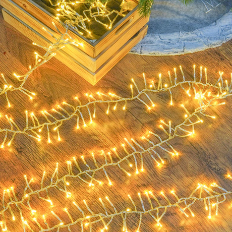 ConnectGo® Outdoor LED Cluster Lights, Connectable, Clear Cable