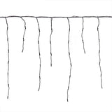 ConnectGo® Icicle Lights, Connectable, Black Cable
