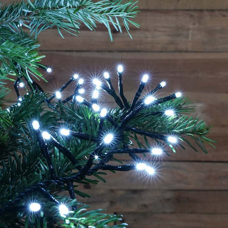 ConnectGo® Outdoor LED Cluster Lights, Connectable, Green Cable