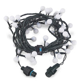 ConnectGo® Outdoor LED Berry Lights, Connectable, Dark Green Cable