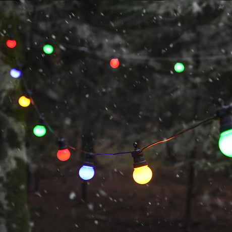 ConnectGo® Festoon Lights, Connectable, Frosted LED Bulbs