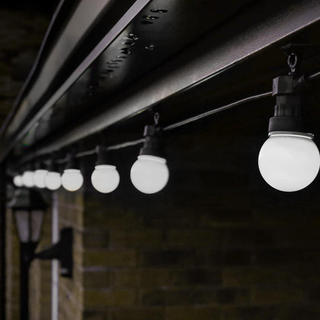 ConnectGo® Festoon Lights, Connectable, Frosted LED Bulbs