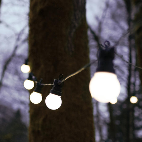 ConnectGo® Festoon Lights, Connectable, Frosted LED Bulbs