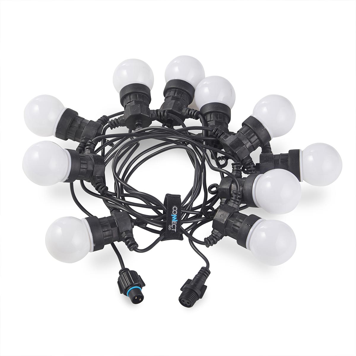 ConnectGo® Festoon Lights, Connectable, Frosted LED Bulbs
