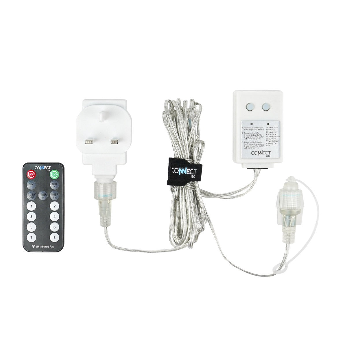 ConnectGo® Small Transformer, UK Plug, with Remote Control
