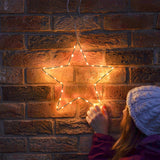 ConnectGo® Connectable 30cm Outdoor Star Light Christmas Silhouette