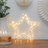 ConnectGo® Connectable 30cm Outdoor Star Light Christmas Silhouette