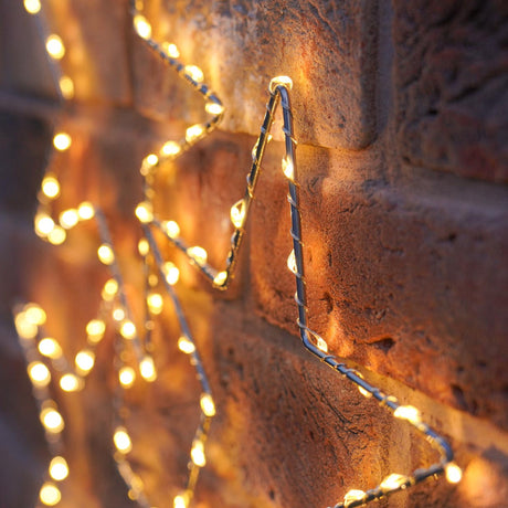 ConnectGo® 43cm Connectable Warm White LED Outdoor Wire Star Light