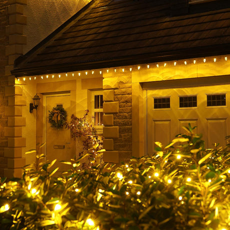 ConnectGo® Connectable C9 Pinecone Outdoor String Lights Warm White