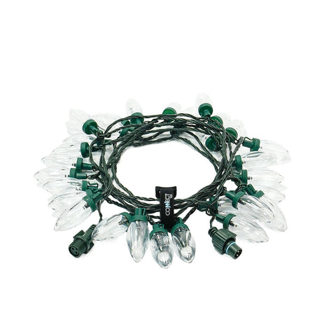 ConnectGo® Connectable C9 Pinecone Outdoor String Lights Warm White