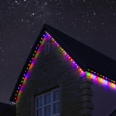 ConnectGo® Connectable C9 Pinecone Outdoor String Lights Multi Coloured