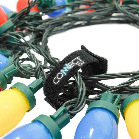 ConnectGo® Connectable C9 Pinecone Outdoor String Lights Multi Coloured