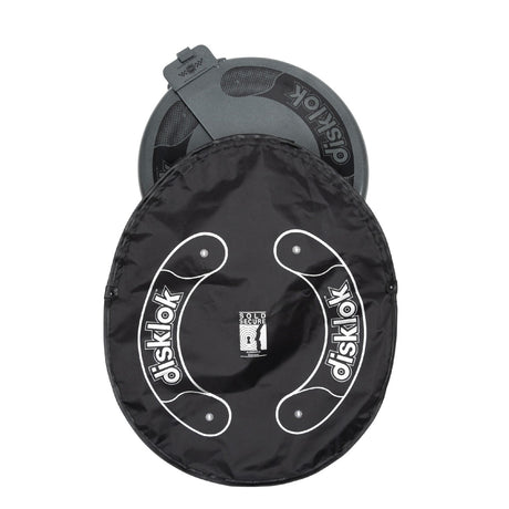 Disklok Diamond Edition Silver Car Steering Wheel Lock, with Storage Bag & Cover