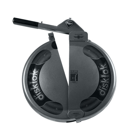 Disklok Diamond Edition Silver Car Steering Wheel Lock, with Storage Bag & Cover