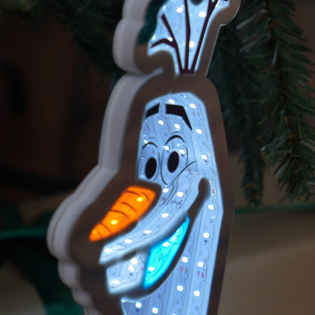 63cm Outdoor ©Disney Christmas Decoration Infinity Mirror Olaf