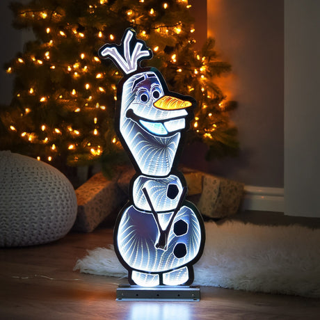 63cm Outdoor ©Disney Christmas Decoration Infinity Mirror Olaf