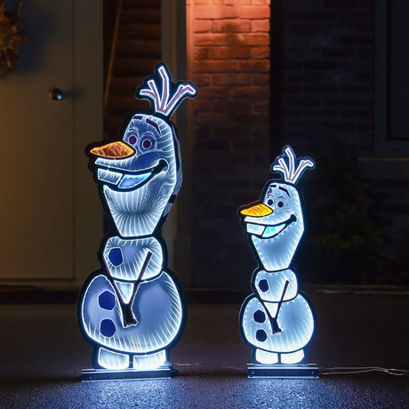 90cm Outdoor ©Disney Christmas Decoration Infinity Mirror Olaf
