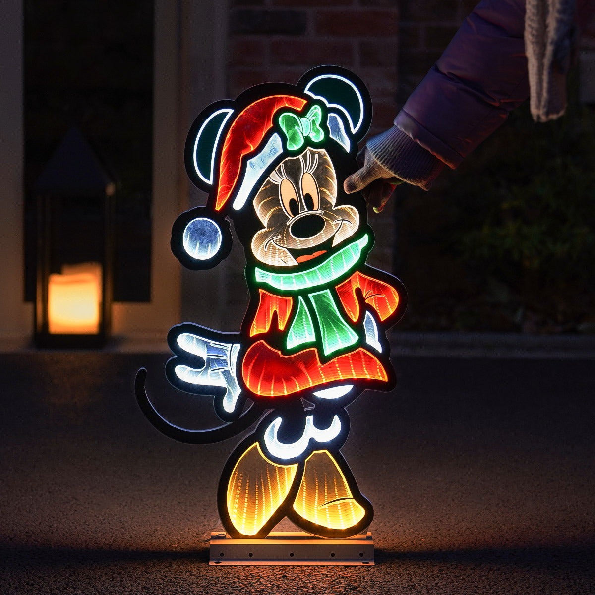 60cm Outdoor ©Disney Infinity Mirror Minnie Mouse Christmas Figure