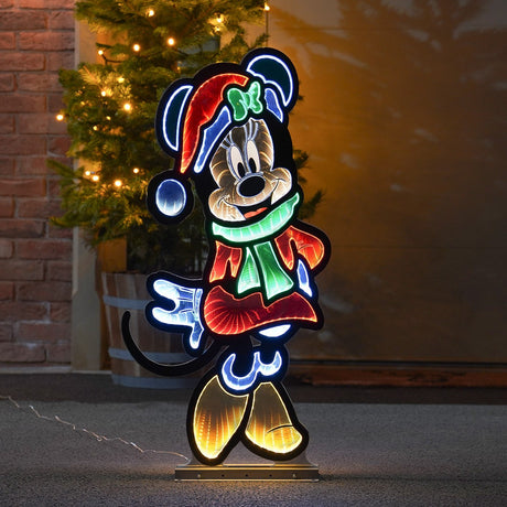 90cm Outdoor ©Disney Christmas Decorations Infinity Mirror Minnie Mouse