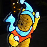 60cm Outdoor ©Disney Christmas Decoration Infinity Mirror Winnie the Pooh