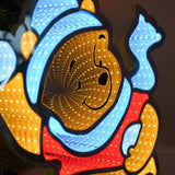 60cm Outdoor ©Disney Christmas Decoration Infinity Mirror Winnie the Pooh