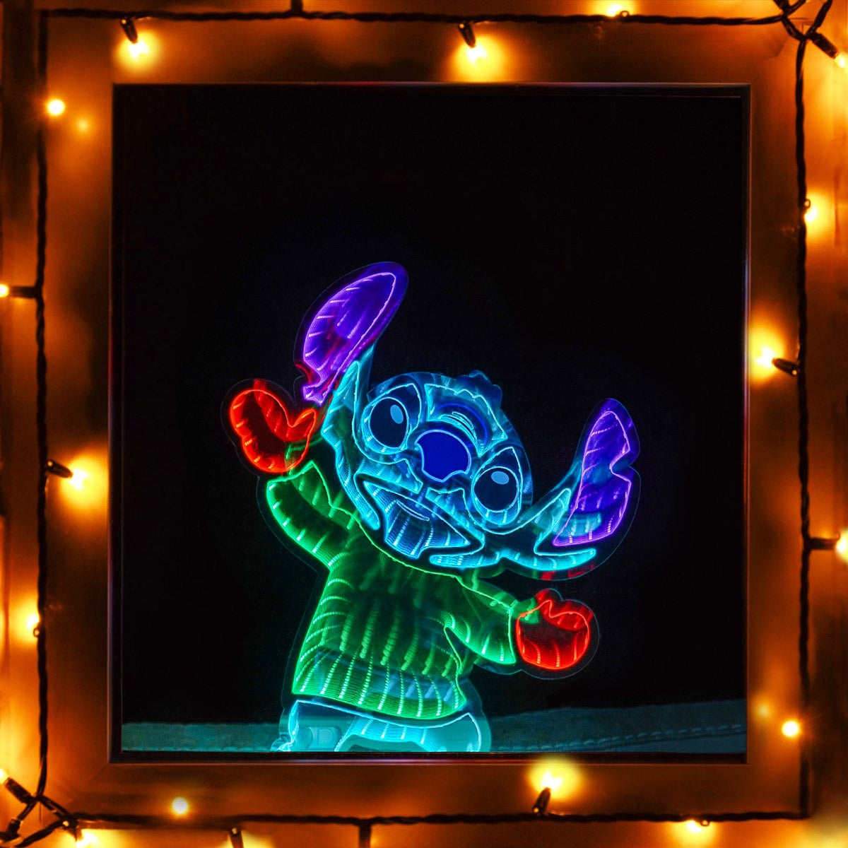45cm ©Disney Christmas Decoration Infinity Mirror Stitch