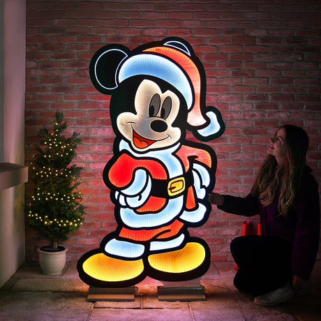 1.6m Outdoor ©Disney Mickey Mouse Christmas Decoration Infinity Mirror