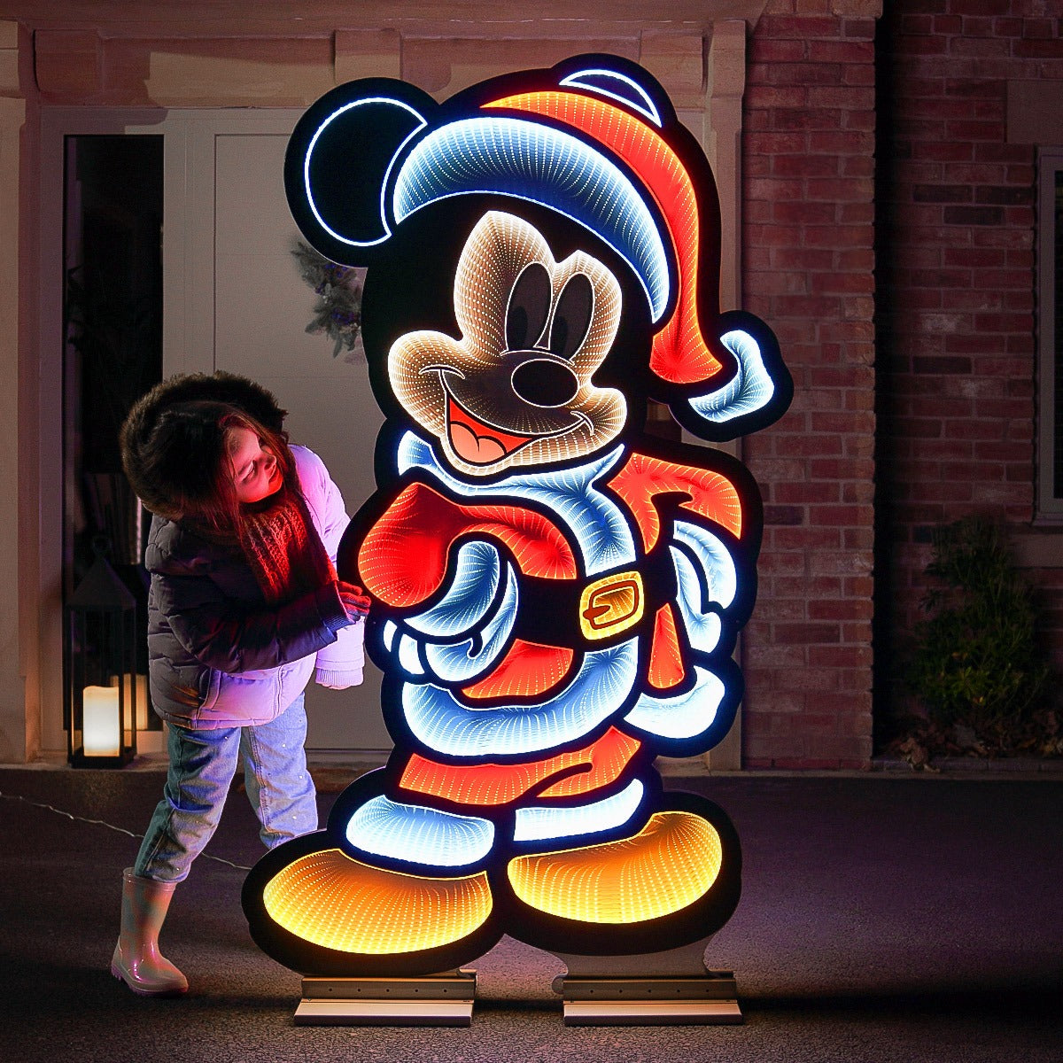 1.6m Outdoor ©Disney Mickey Mouse Christmas Decoration Infinity Mirror
