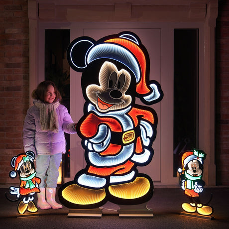 1.6m Outdoor ©Disney Mickey Mouse Christmas Decoration Infinity Mirror