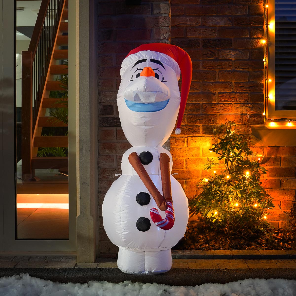 1.2m LED Outdoor ©Disney Christmas Inflatable Olaf