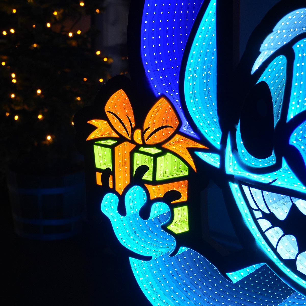 1.4m Outdoor ©Disney Infinity Mirror Christmas Light Stitch